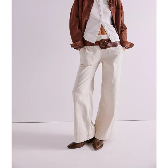 We The Free Breezy Denim Pull-On Jeans Color Bright Lights - Picture 3 of 5